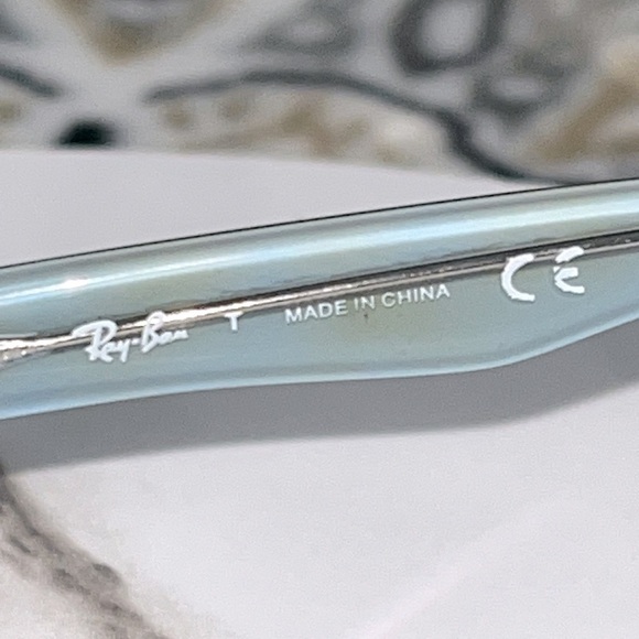 Ray-Ban Eyeglasses RB5150 5023 Tortoise Blue Rectangular Frames 50-19-135 - Picture 3 of 10